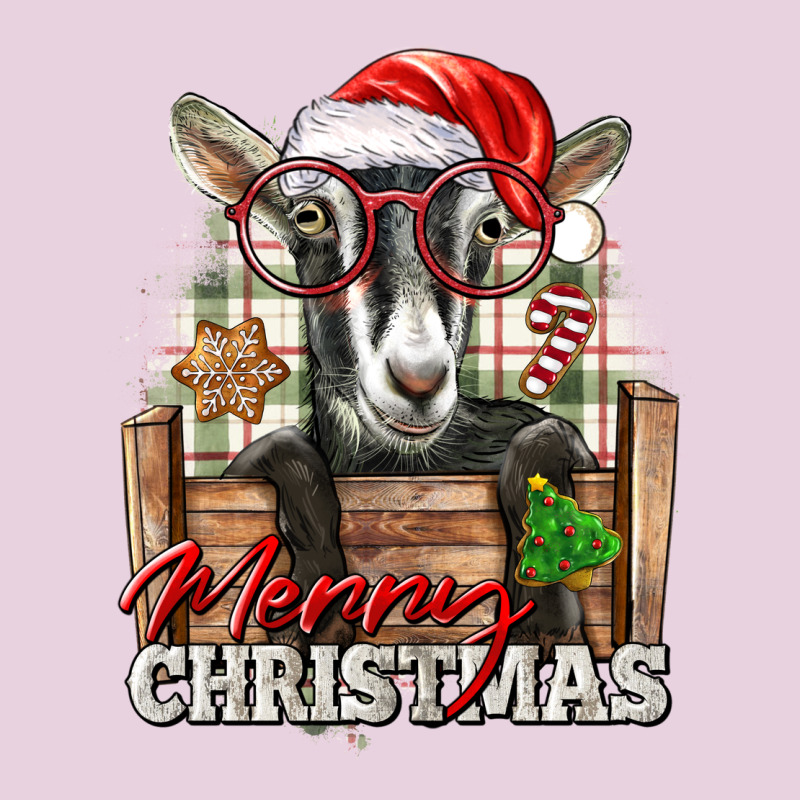 Merry Christmas Alpine Goat Ladies Tee by LillyAllenDesigns | Teevron