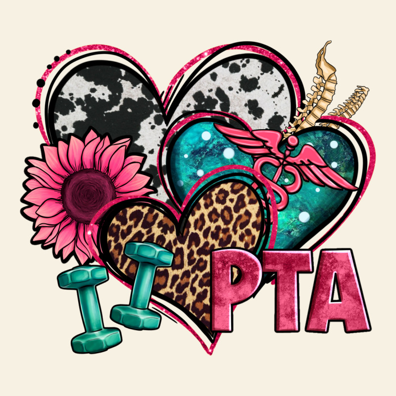 Pta Physical Therapy Assistant Hearts Vintage Tee by Jasminsmagicworld | Teevron