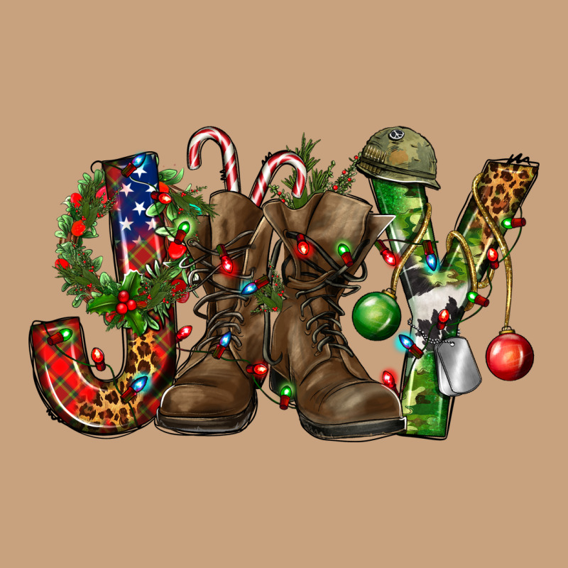 Army Christmas Joy Vintage Tee by NancyCooperArtShop | Teevron