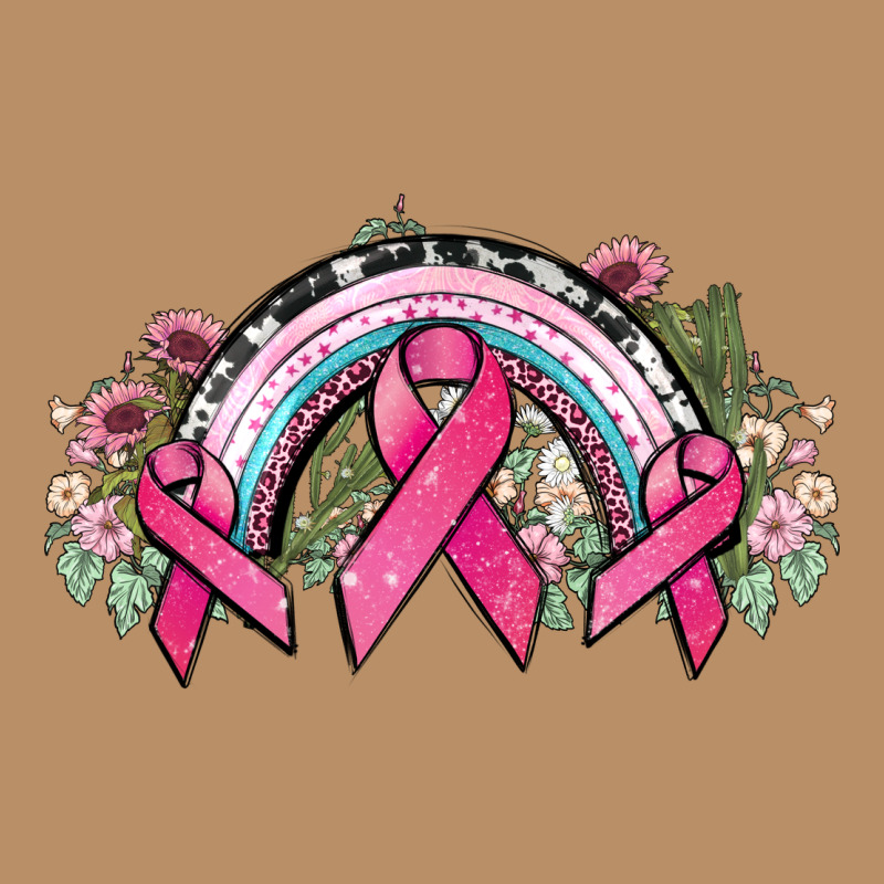 Cancer Ribbon Rainbow Cancer Awareness Vintage Hoodie by HowdyJamesFarm | Teevron