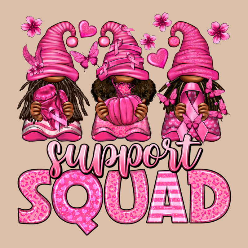 Breast Cancer Afro Gnomies Support Squad Urban Heavy Tee by texasbilliewilder | Teevron