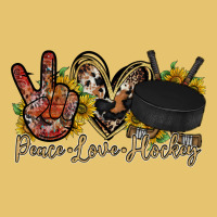 Peace Love Hockey Premium Sweatshirt | Teevron