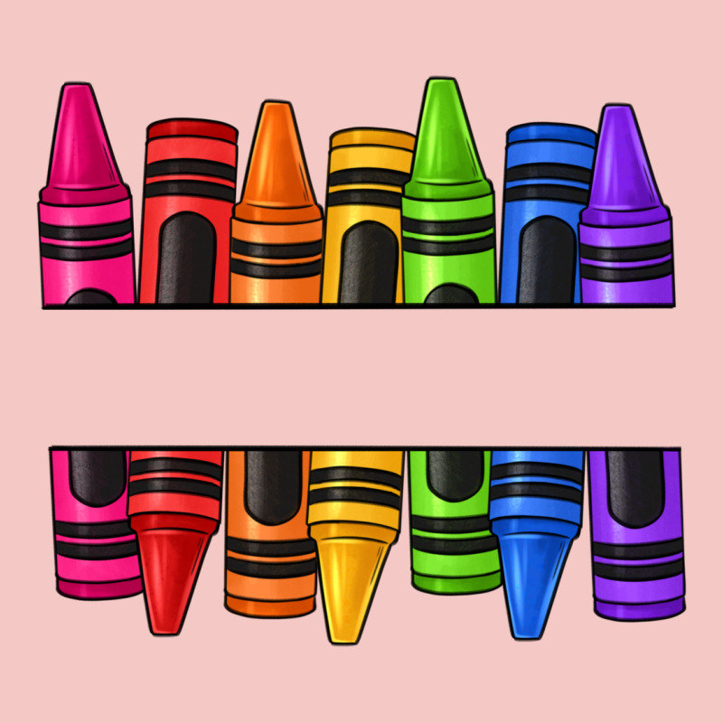 Custom Name Crayons Urban Heavy Tee by texasbilliewilder | Teevron