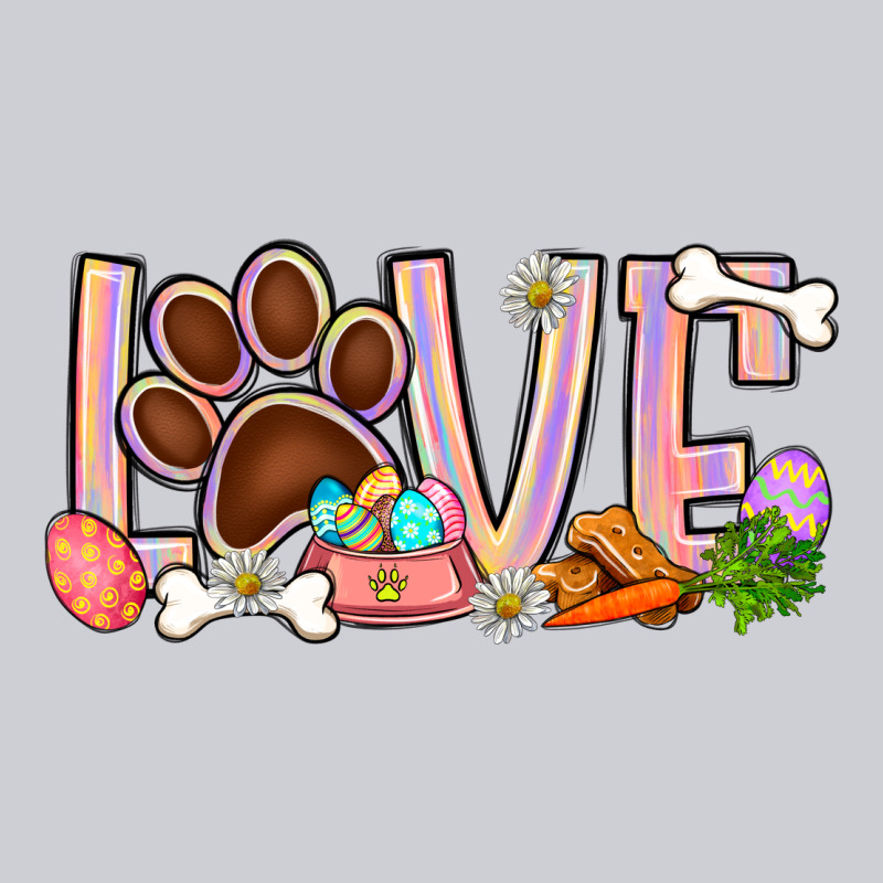 Easter Love Dog Paw Heavyweight Sweatshirt by BundleAndBundleShop | Teevron