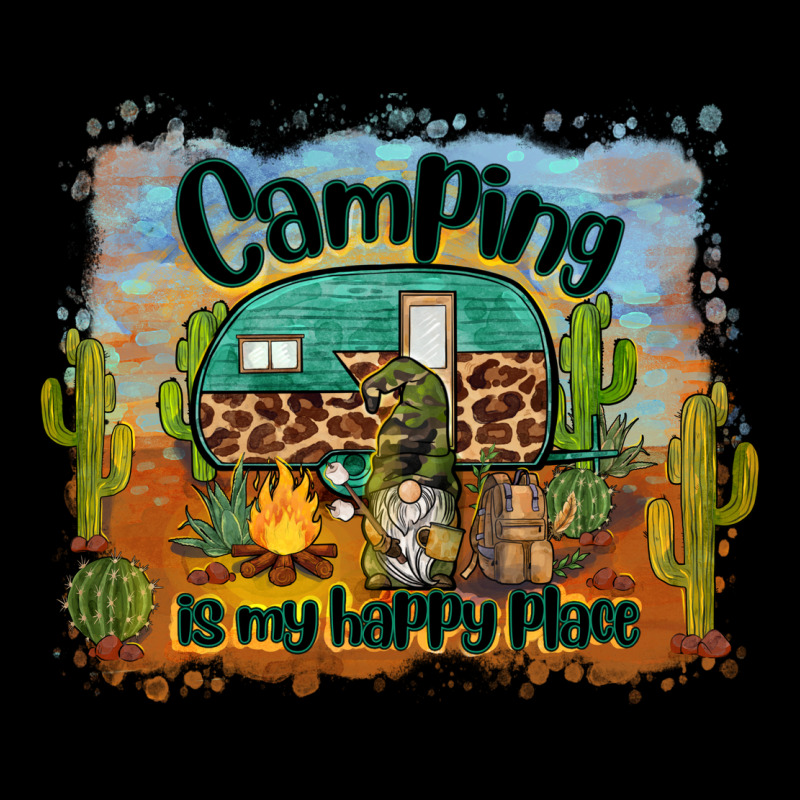 Camping Is My Happy Place Urban Hoodie by BarkalooDesign | Teevron