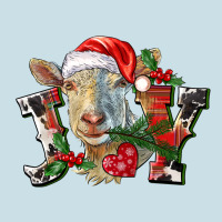 Joy Christmas Goat Ladies Tee | Teevron