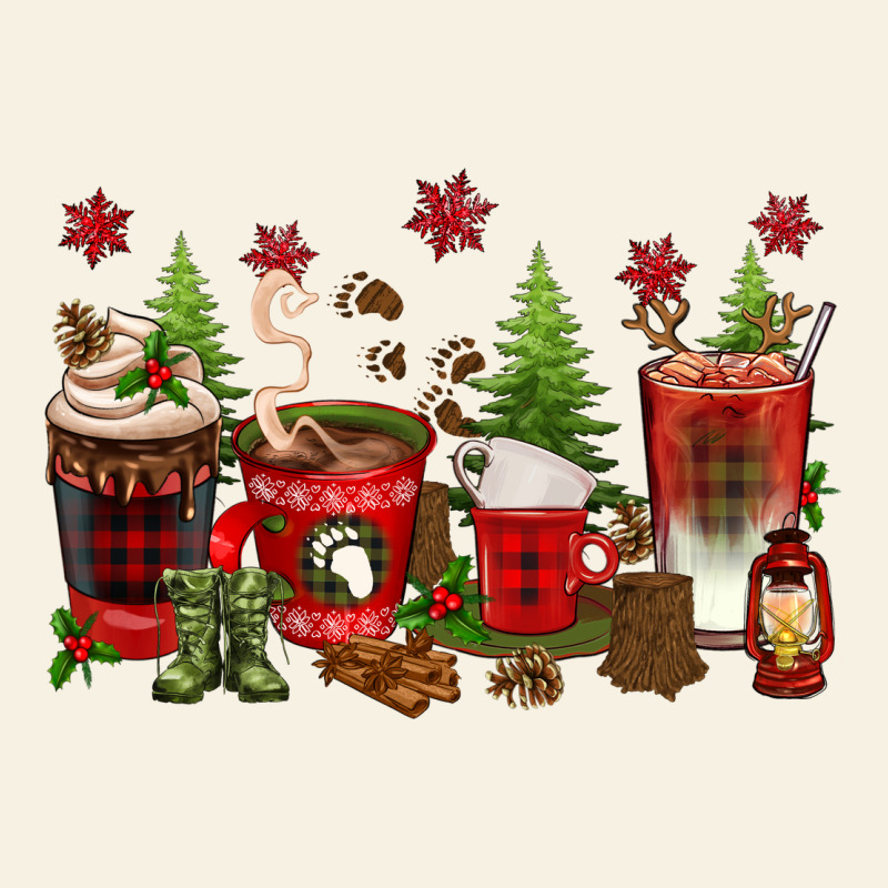 Christmas Coffee Cups Vintage Tee by texasbilliewilder | Teevron