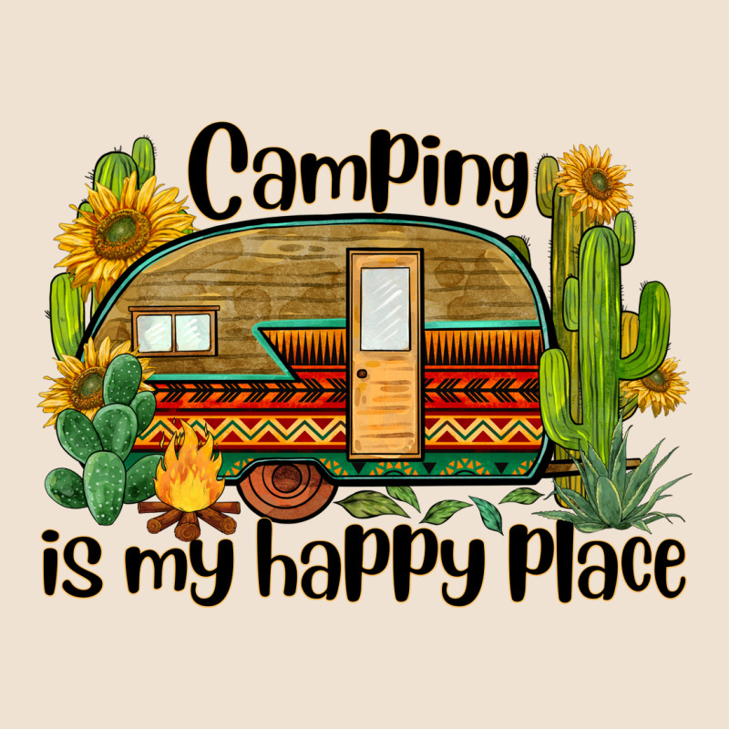 Camping Is My Happy Place Caravan Urban Hoodie by BarkalooDesign | Teevron