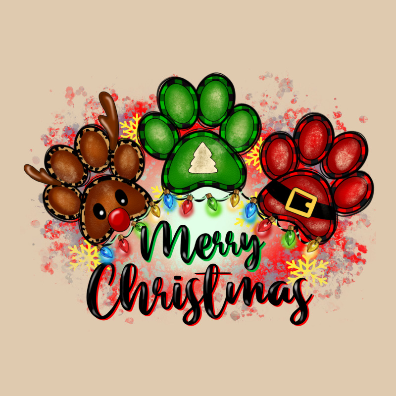 Merry Christmas Paws Heavyweight Sweatshirt by FaDigitalArtStudio | Teevron