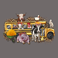 Farm Animals School Bus Urban Heavy Tee | Teevron