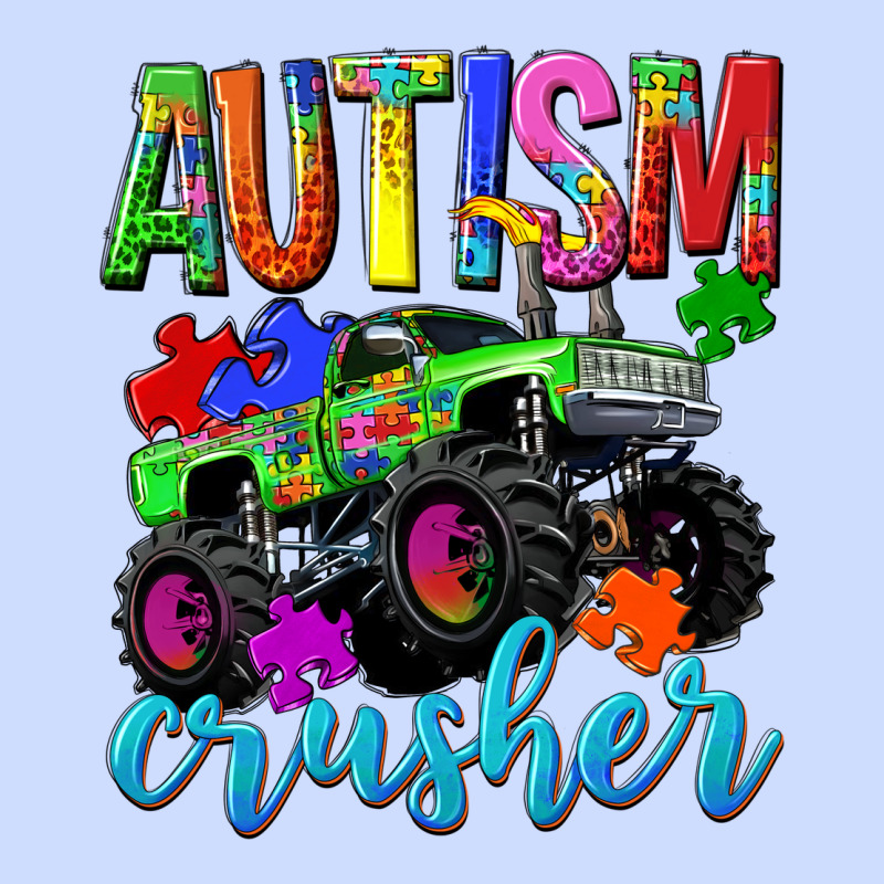 Autism Awareness Crusher Urban Heavy Tee by NancyCooperArtShop | Teevron