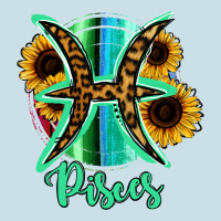 Pisces Zodiac Sign Sunflower Leopard Serape Ladies Tee | Teevron