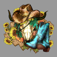 Cow Skull Cowboy Boots Hats Sunflowers Vintage Hoodie | Teevron