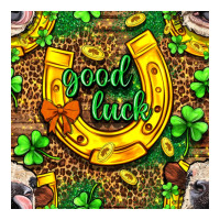 St. Patricks good luck with cow digital paper | Teevron