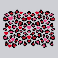 Valentines Day Leopard And Heart Background Heavyweight Sweatshirt | Teevron