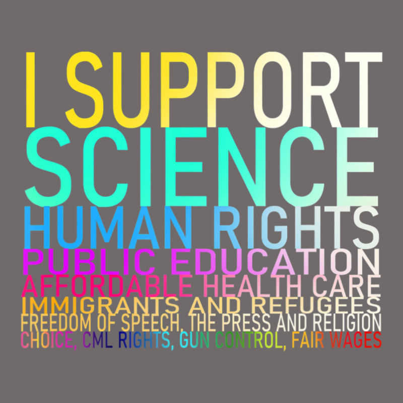 Hot Trend I Support Science Human Rights Public Education Urban Heavy Tee by lanVoArt | Teevron