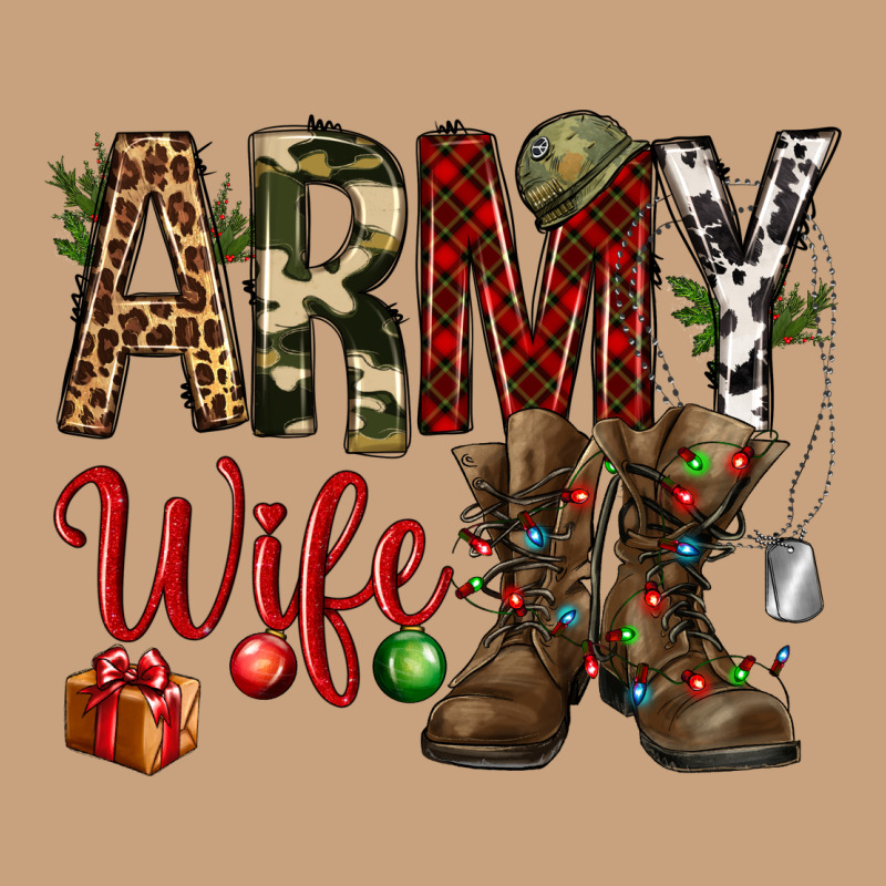 Christmas Army Wife Vintage Tee by NancyCooperArtShop | Teevron