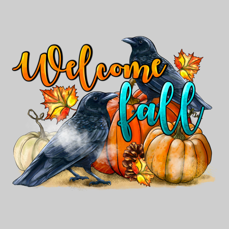 Welcome Fall With Crow Premium Tee by LillyAllenDesigns | Teevron