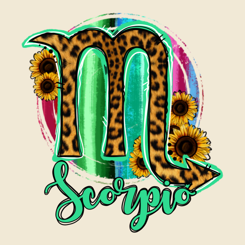 Scorpio Zodiac Sign Sunflower Leopard Serape Ladies Tee by RanaPortraitStore | Teevron