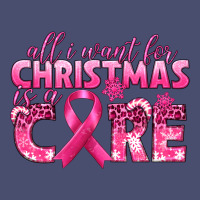 All I Want For Christmas Is A Cure Breast Cancer Vintage Tee | Teevron