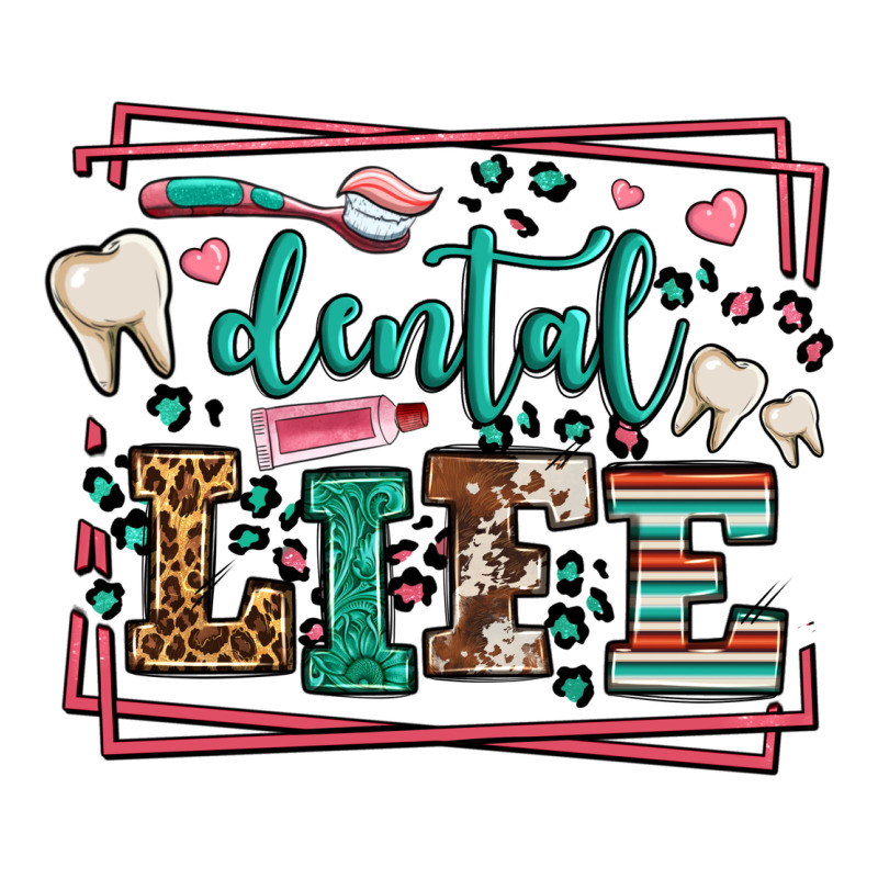 Dental Life Leopard Frame Premium Tee by LillyAllenDesigns | Teevron