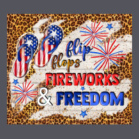 Flip Flops Fireworks & Freedom 4th Of July Vintage Hoodie | Teevron