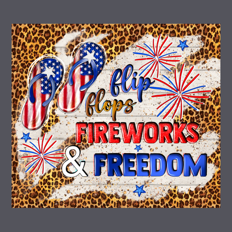 Flip Flops Fireworks & Freedom 4th Of July Vintage Hoodie by TumblerDesignByShophia | Teevron