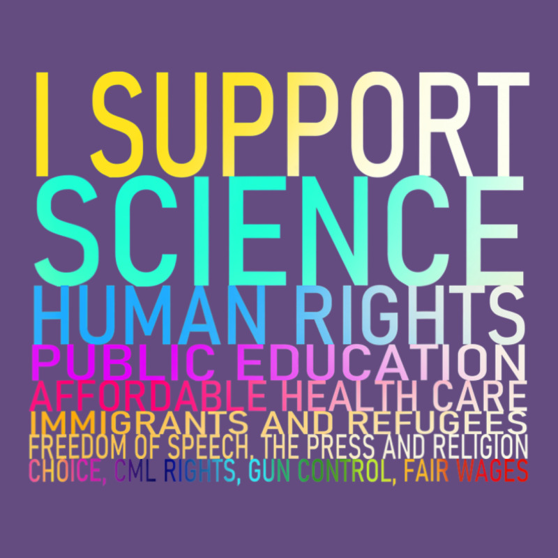 Hot Trend I Support Science Human Rights Public Education Vintage Hoodie by lanVoArt | Teevron
