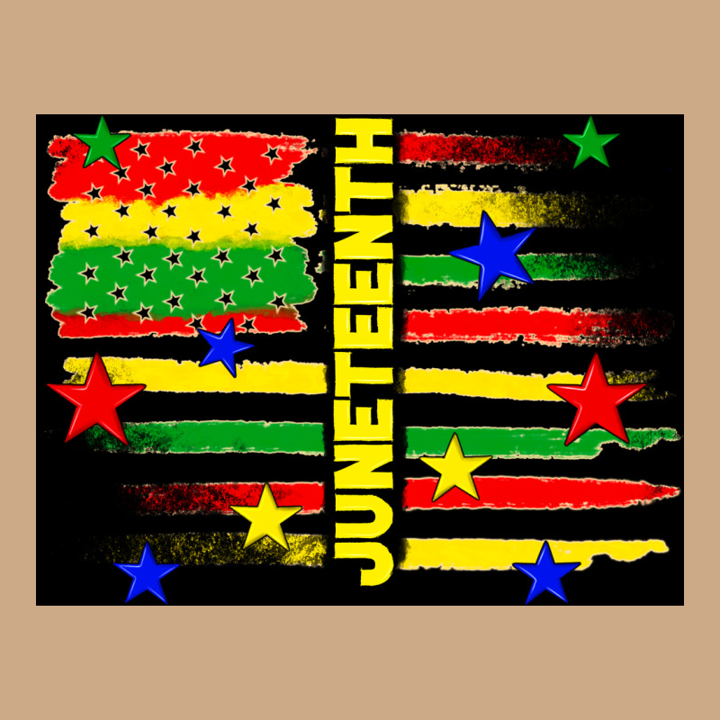 Juneteenth American Flag Vintage Hoodie by TumblerDesignByShophia | Teevron
