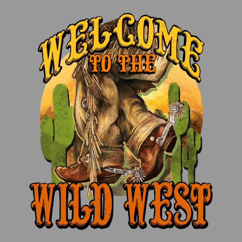 Welcome To The Wild West Cowboy Boots Vintage Hoodie by HowdyJamesFarm | Teevron
