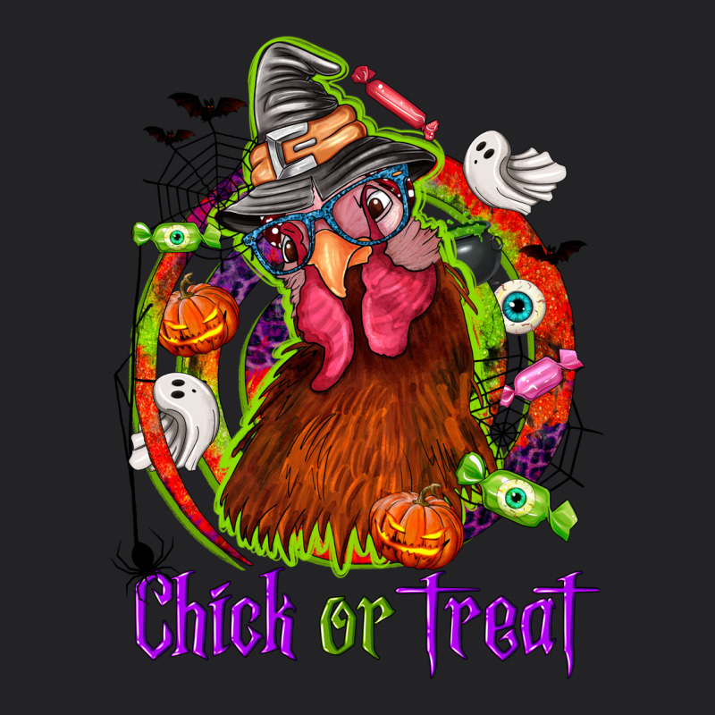 Chick Or Treat Halloween Vintage Tee by NancyCooperArtShop | Teevron