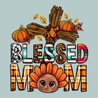 Western Blessed Mom With Cross Heavy Core Tee | Teevron