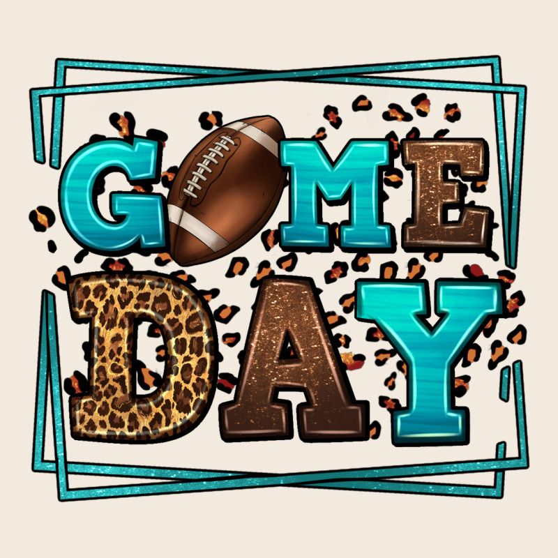 Game Day American Football Leopard Frame Zipper Hoodie by LillyAllenDesigns | Teevron
