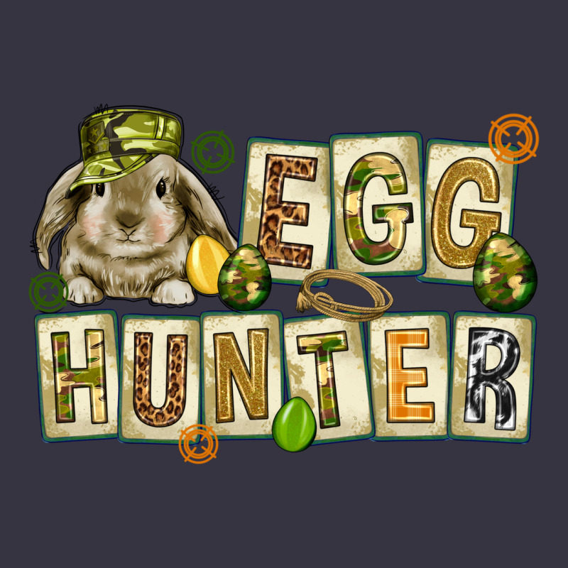 Egg Hunter With Plate Letters Easter Day Vintage Hoodie by HowdyJamesFarm | Teevron
