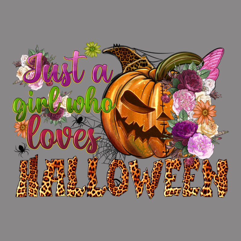 Just A Girl Who Loves Halloween Vintage Tee by NancyCooperArtShop | Teevron
