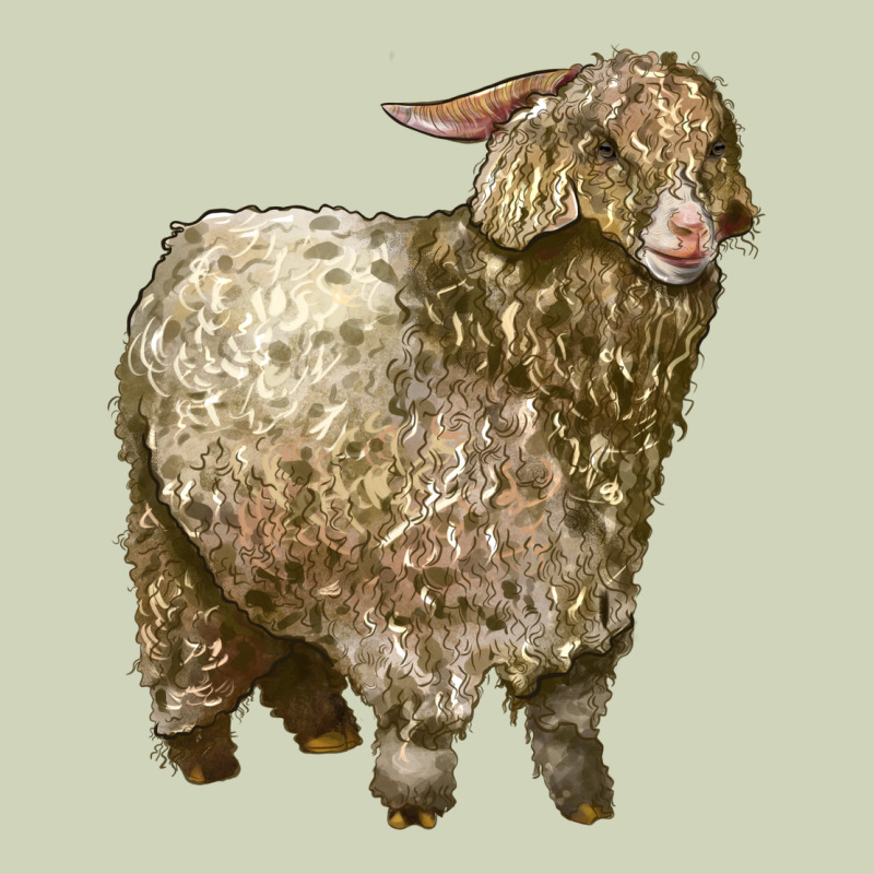 Angora Goat Heavyweight Hoodie by LillyAllenDesigns | Teevron