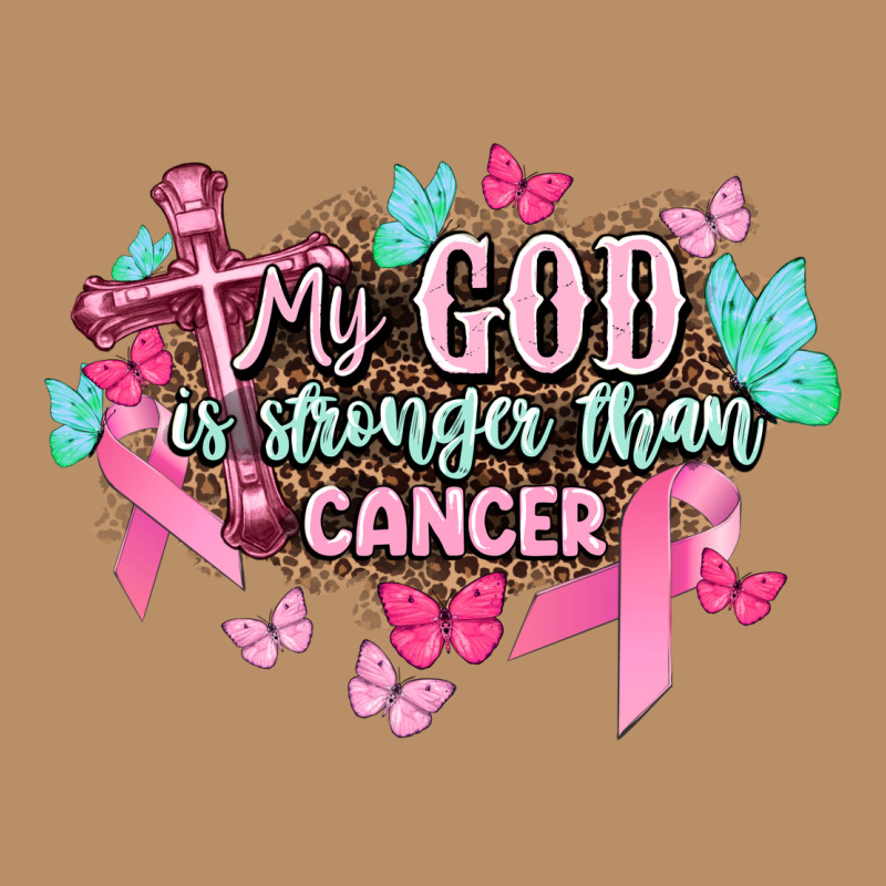 My God Is Stronger Than Cancer Awareness Vintage Hoodie by HowdyJamesFarm | Teevron