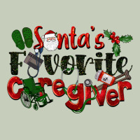 Santa's Favorite Caregiver Christmas Ladies Tee | Teevron