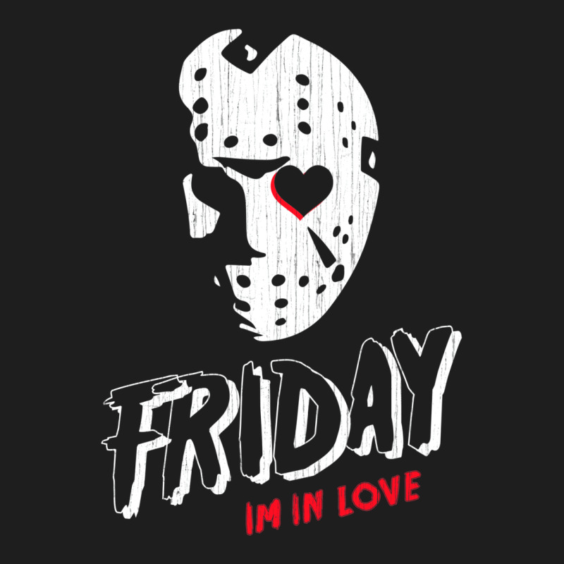 Friday The 13th Friday I'm In Love Vintage Style Horror Halloween T Sh Heavyweight Hoodie by lanVoArt | Teevron