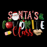 Santa's Favorite Class Christmas Ladies Tee | Teevron