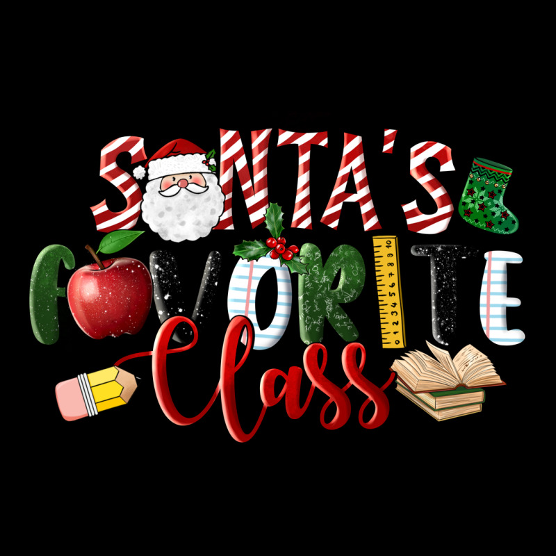 Santa's Favorite Class Christmas Ladies Tee by LillyAllenDesigns | Teevron