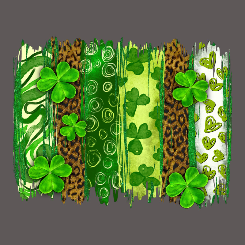 St Patricks Day Brush Stroke Premium Hoodie by RanaPortraitStore | Teevron