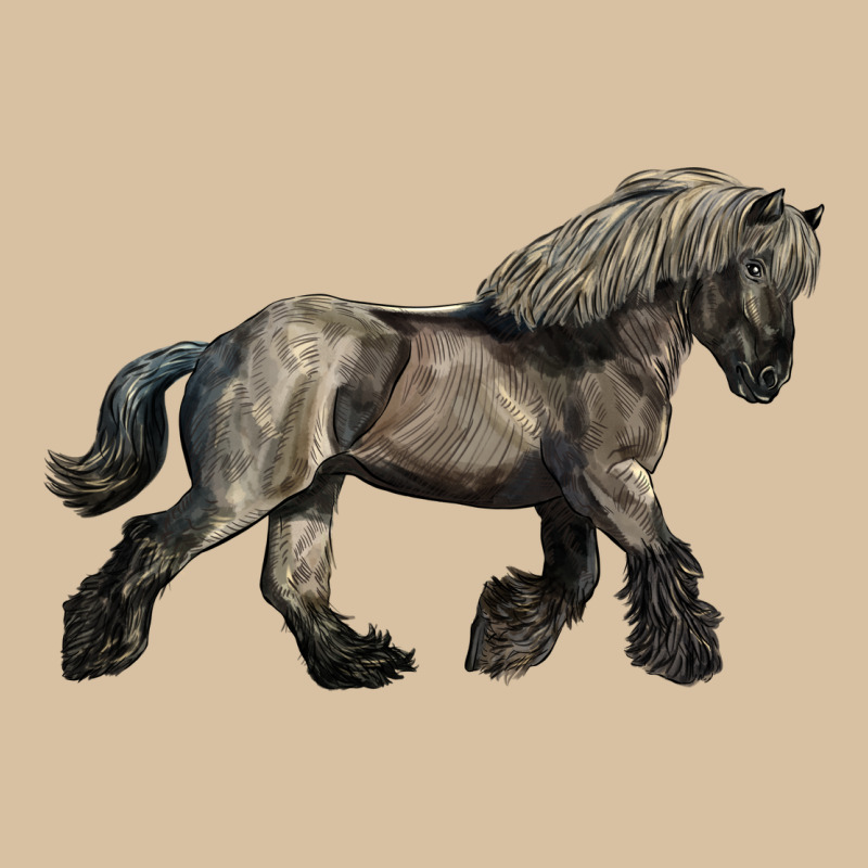 Belgian Horse Heavyweight Hoodie by LillyAllenDesigns | Teevron