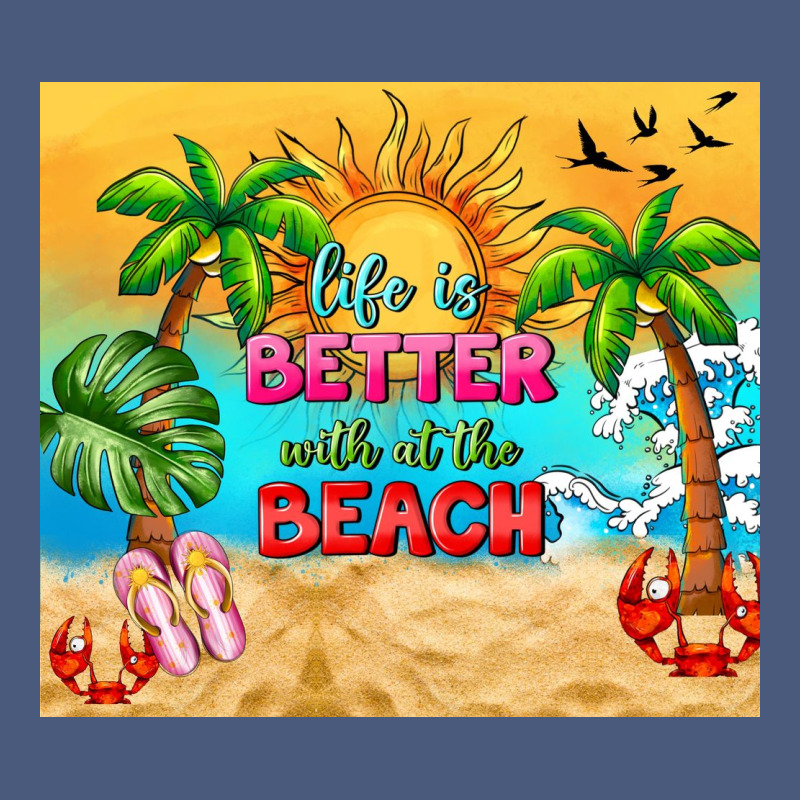 Life Is Better With At The Beach Vintage Hoodie by TumblerDesignByShophia | Teevron