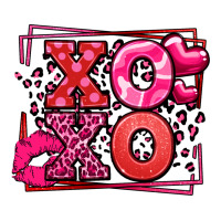 Xoxo Valentine's Day Leopard Frame Premium Tee | Teevron