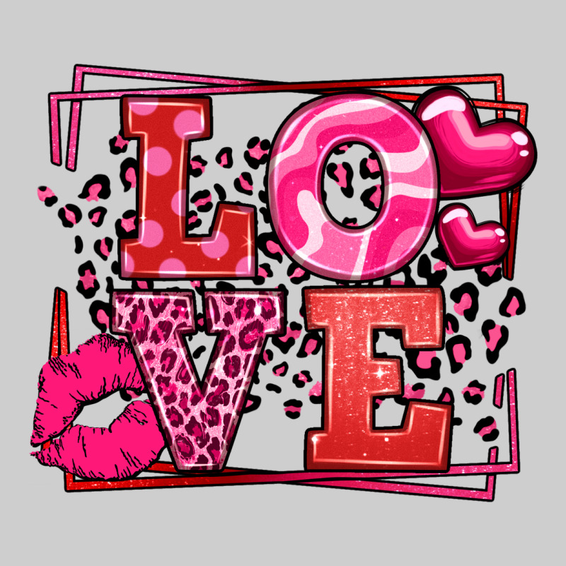 Love Valentine's Day Leopard Frame Premium Tee by LillyAllenDesigns | Teevron