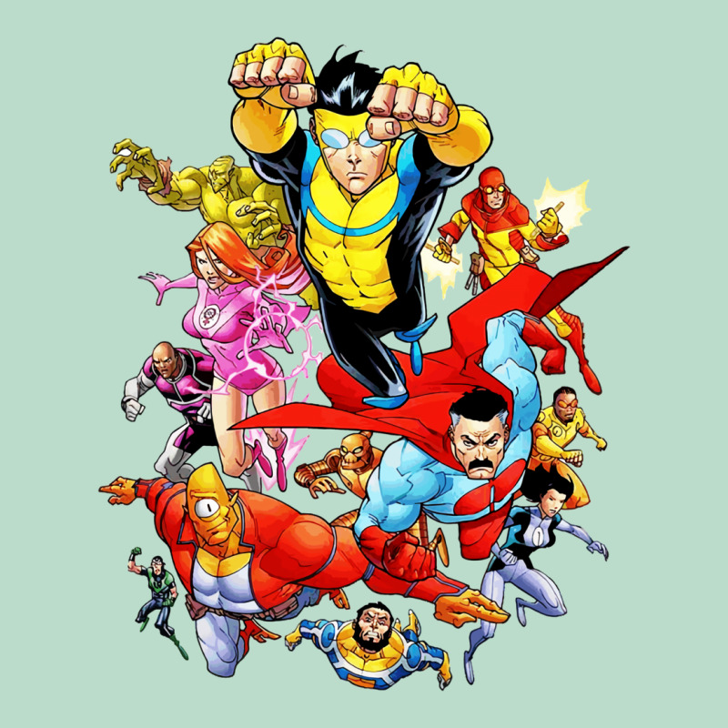Invincible And Friend Hero Art Premium Hoodie by lanVoArt | Teevron