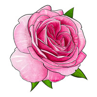 All Dressed Up Rose Premium Tee | Teevron