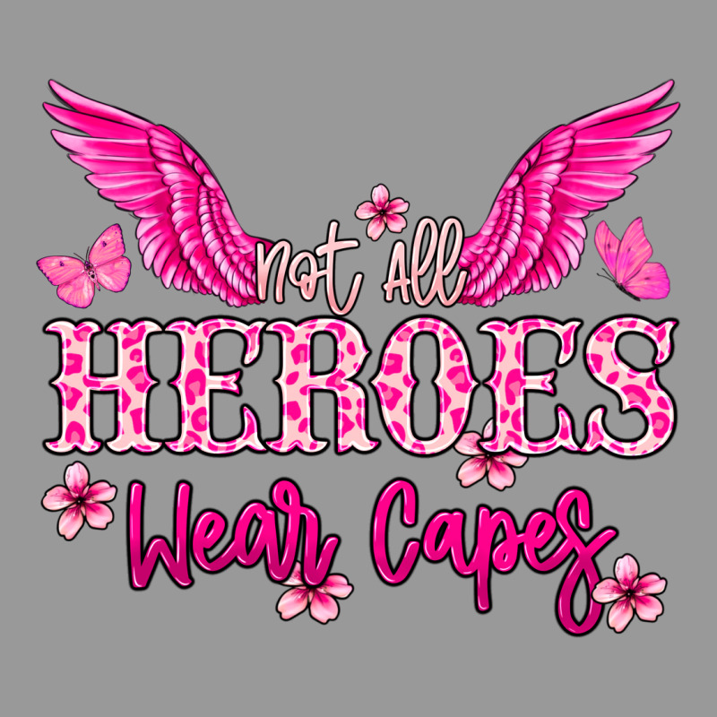Not All Heroes Wear Capes Cancer Awareness Vintage Hoodie by HowdyJamesFarm | Teevron