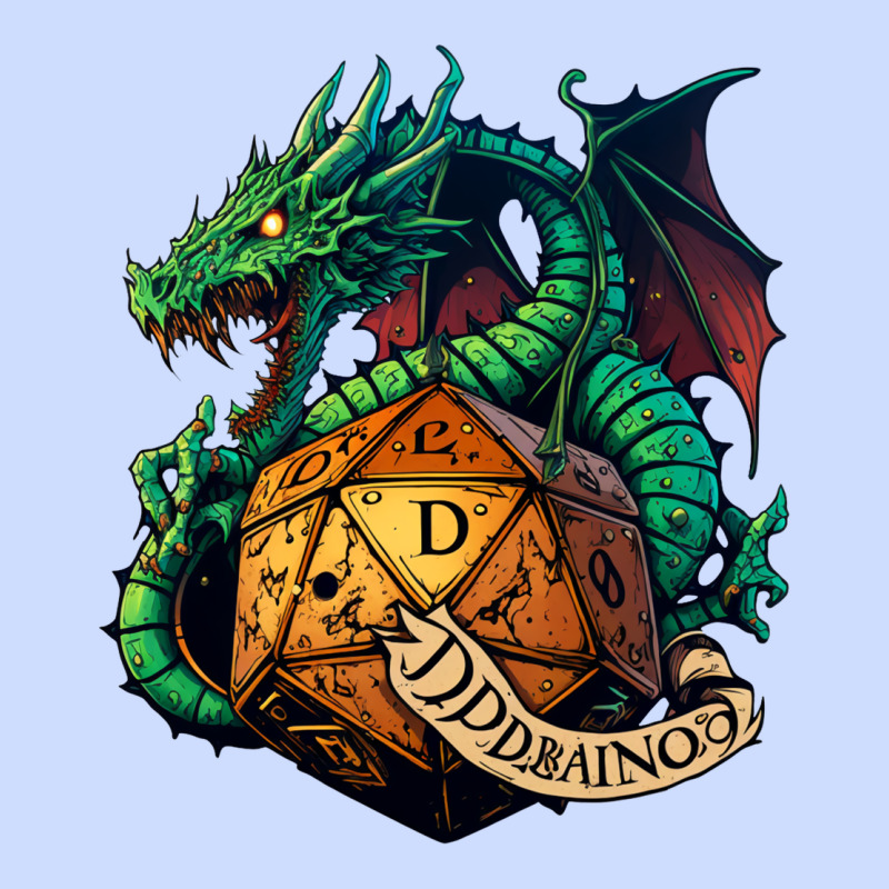 Dragon And A D20 Urban Heavy Tee by lanVoArt | Teevron